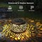 Solar Lanterns Waterproof Outdoor Decor: 2 Pack Hollow Out Retro Metal Solar Lights, Unique Gardening Gifts for Women Mom, Outside Garden Yard Porch Lawn Indoor Tabletop Decorations, 2 Lighting Colors